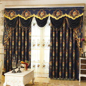 Atmospheric Floor-to-ceiling Blackout Curtains