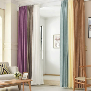 Linen curtains