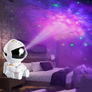 Soothing Astronaut Nebula Projector - Starry Night Light for Sleep & Ambiance