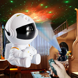 Soothing Astronaut Nebula Projector - Starry Night Light for Sleep & Ambiance